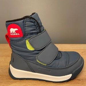 Sorel Toddler Snow Boots. Blue, Size 8